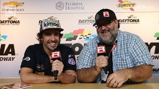 RACER: Fernando Alonso and Marshall Pruett at Daytona