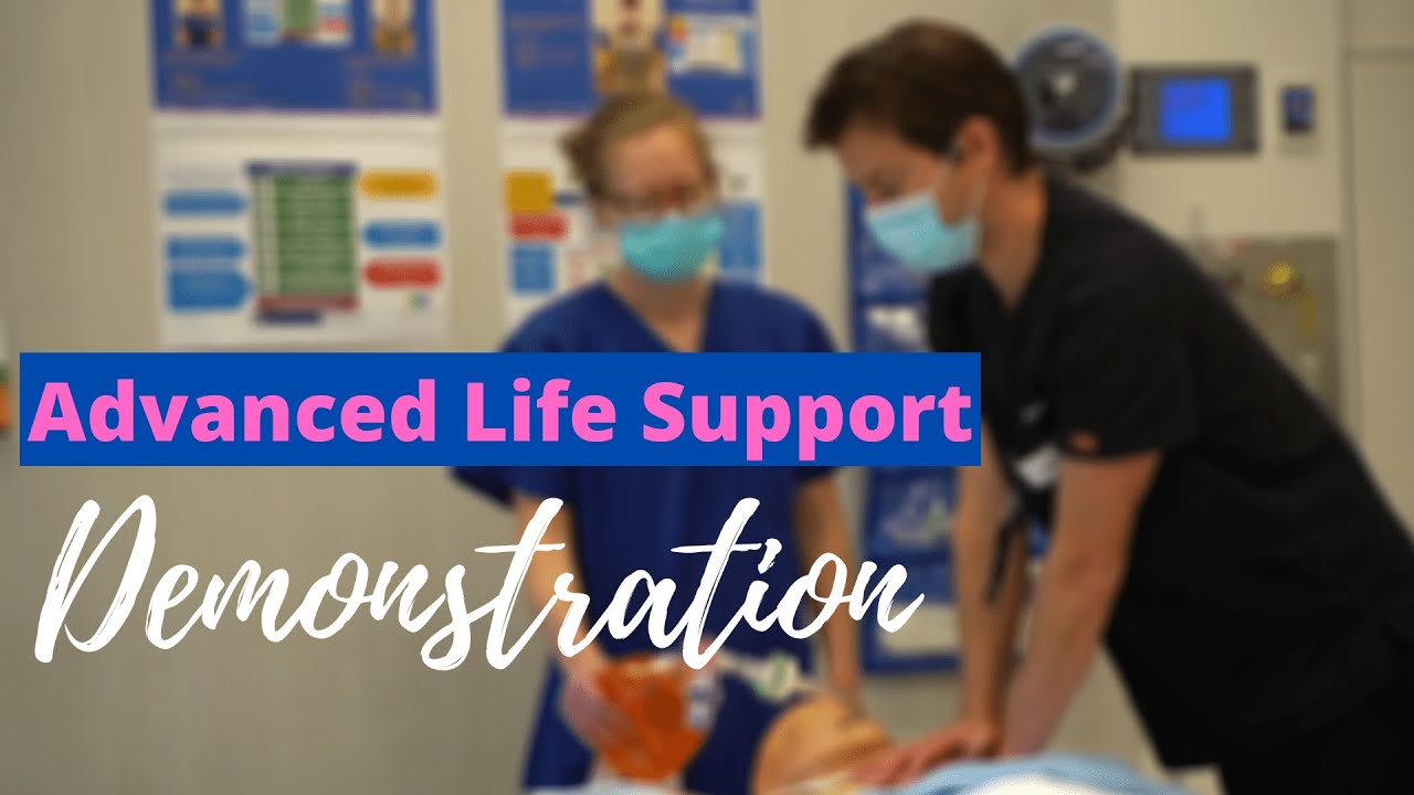 Advanced Life Support Cpr Test Demonstration Youtube