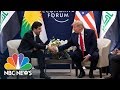 Trump Meets With Kurdistan President At World Economic Forum | NBC News (Live Stream)