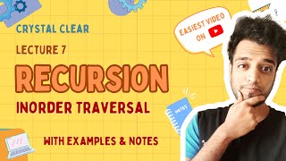 Inorder traversal explained using recursion