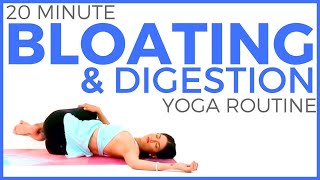 20 minute Yoga for Digestion & BLOATING