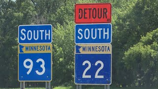 MnDOT warns of rising water on Hwy 93