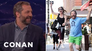 How Judd Apatow Handles Paparazzi | CONAN on TBS