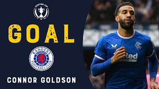 GOAL - Connor Goldson | Rangers v Raith Rovers | Scottish Cup Quarter-Final 2022-23