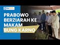 Prabowo Berziarah ke Makam Bung Karno ditemani AHY dan Cucu Soekarno, sang Menhan Khusyuk Berdoa