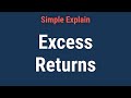 Excess Returns Meaning, Risk, and Formulas