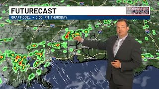 Increasing rain chances through Memorial Day Weekend