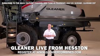 Gleaner Live from Hesston Virtual Event – Thursday, July 23rd from 9:00am – 11:00am CST