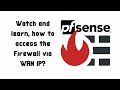 How to Access the pfSense Firewall Server using the WAN IP address