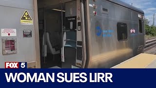 Woman sues LIRR after being thrown from moving train