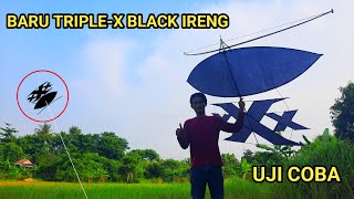 Penerbangan Layangan Triple-X Black Ireng..!!