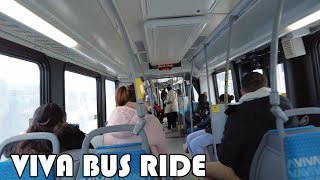 VIVA Blue Bus Ride from Finch to Bernard Terminal