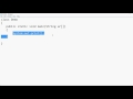 Core java- Writing the first Hello world program
