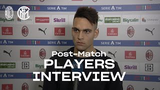 AC MILAN 0-3 INTER | LAUTARO MARTINEZ + SAMIR HANDANOVIC EXCLUSIVE INTERVIEWS [SUB ENG] 🎙️⚫🔵