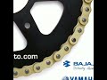 rolon brass plated chain sprocket kit. buy online at www.sniper auto.com. contact ph 9820768083