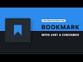 CSS Bookmark Microinteraction | Custom Checkbox CSS