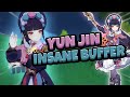 YUN JIN INSANE DAMAGE BUFF!! - Yun Jin  Build and Guide | Genshin Impact