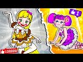 [🐾paper dolls🐾] Rich vs Poor Rapunzel and Ice Skating Competition | Rapunzel Family 놀이 종이