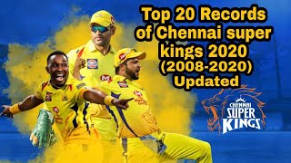 Chennai super kings 2020- Top 20 records of csk in ipl | csk records in ipl |MS Dhoni