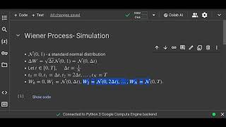 Simulate Brownian Motion in Python