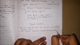 Thread Scheduler in Java