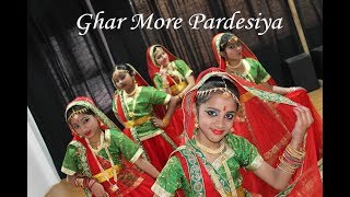 Ghar More Pardesiya - Kalank | Varun, Alia & Madhuri | Shreya & Vaishali | WINGS CULTURAL ACADEMY