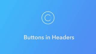 Ionic Creator Tutorials // Buttons in Headers