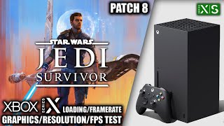 Jedi Survivor: Patch 8 - Xbox Series X Gameplay + FPS Test