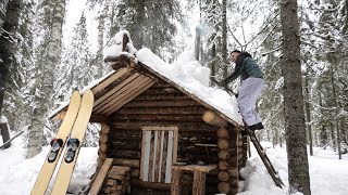 ПОХОД В ТАЙГУ. ЗАКРЫЛ КАПКАНЫ. СВАЛИЛ СНЕГ С ИЗБЫ. СОЛОНЦЫ. ДНЮХА.