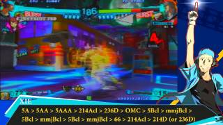 P4U2 Junpei Iori Combos By Xie