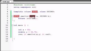 Buckys C++ Programming Tutorials 59 function Templates with Multiple Parameters | C++ Tutorial