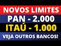 🔴 INSS - NOVOS LIMITES - BANCO PAN 2.000 + BANCO ITAÚ 1.000 - VEJA OUTROS BANCOS - ANIELI EXPLICA