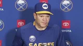 Kyle Okposo Postgame Interview vs Detroit Red Wings (1/15/2022)