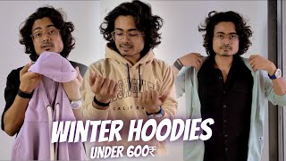 Top 5 Affordable Quality Winter Hoodies Under 600₹