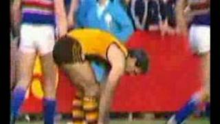 VFL football R 9 1985 Hawthorn v Footscray