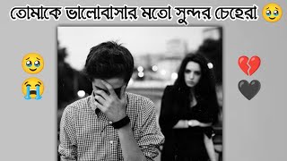 Tomake ValoBasar Moto Sundor Cehera || Bangla Sad Status || Bangla sad Shayri || Birokto Status