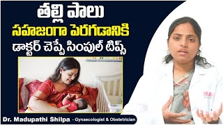 తల్లిపాలు సహజంగా పెరగాలంటే| Tips to Increase Breast Milk Supply Naturally | Dr Shilpa Women's Clinic