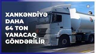 Xankəndiyə daha 64 ton yanacaq göndərilir