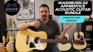 Washburn D5 Apprentice Acoustic Guitar Bundle Review