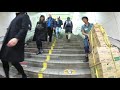 【4k乗換動画】工事中　渋谷駅　東急東横線、副都心線―山手線　乗換え　yi4＋で撮影４k60p