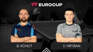 14:45 Bohdan Kohut - Vadym Hryban 16.12.2024 TT Euro.Cup Ukraine Elite. TABLE 3