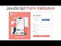 Learn JavaScript form validation || JavaScript project for beginners ✨✨