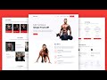 Create A Responsive Gym Website Using HTML CSS And JavaScript