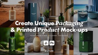 Course Trailer: Create Unique Packaging \u0026 Printed Product Mockups in Adobe Firefly \u0026 Adobe Photoshop