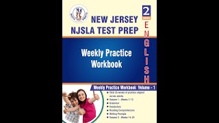 New Jersey NJSLA – 2nd Grade ELA Test Prep Workbook Volume 1 | Book Preview Video