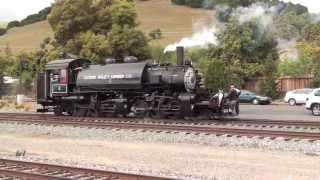 Clover Valley Lumber Co. No. 4, 2-6-6-2T Mallet - April 6, 2013, Niles Canyon Railway