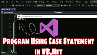 Program using Case Statement in VB.Net || #msbte ||