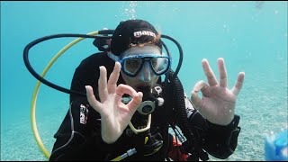 Scuba diving in Calabria, in the South of Italy