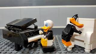 LEGO Ducks Dueling on Pianos