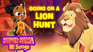 Going on a Bear Hunt | Find the Lion + Safari Animals | Super Sema Kids Nursery Rhymes and Songs